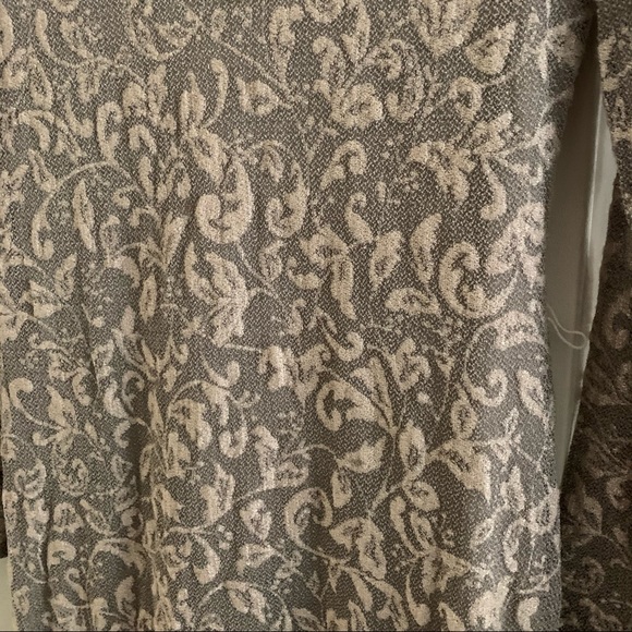 Vintage 80s 90s long sleeve side slit maxi dress - Picture 4 of 6